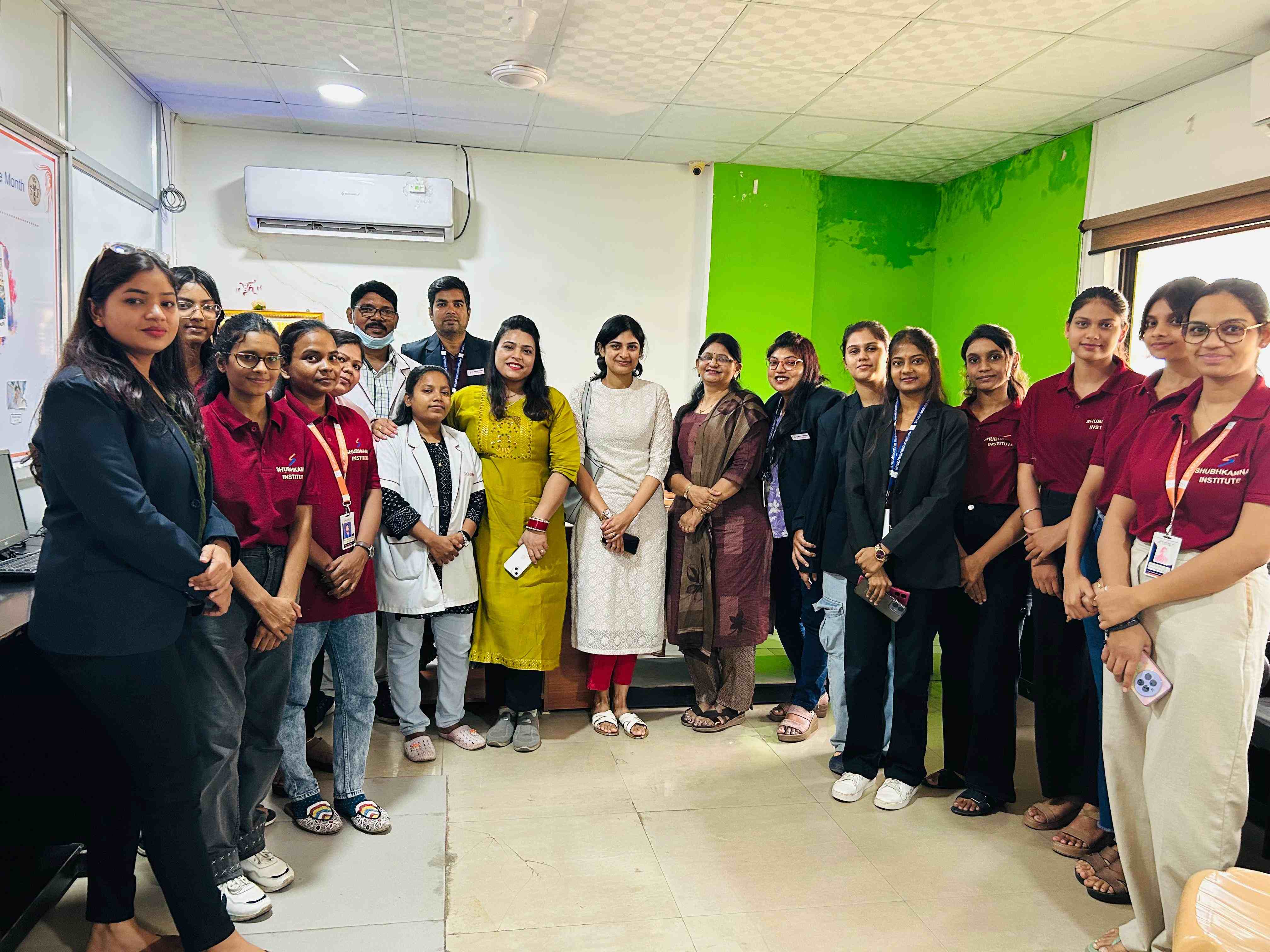 Health Camp at Shubhkamna Institute Raipur